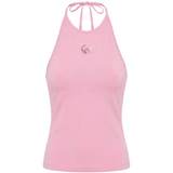 Pink tops, front view