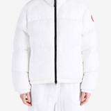 White jacket, full body view