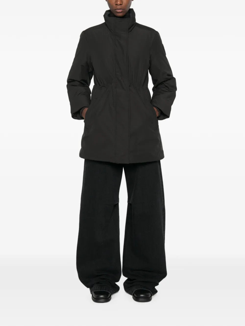 Black jacket, full body view