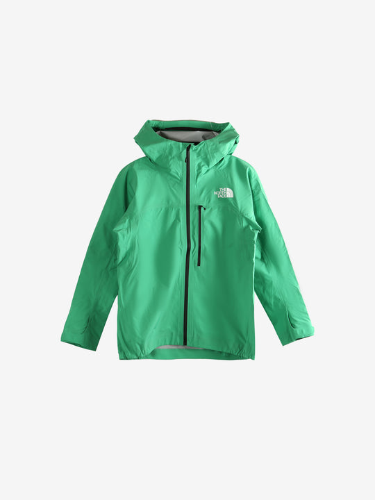 Green jackets-coats, front view