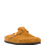 Brown sandals, side view