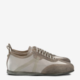 Grey sneakers, side view