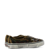 Green shoes, side view
