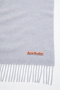 ACNE STUDIOS UNISEX Fringe Oversized Wool Scarf
