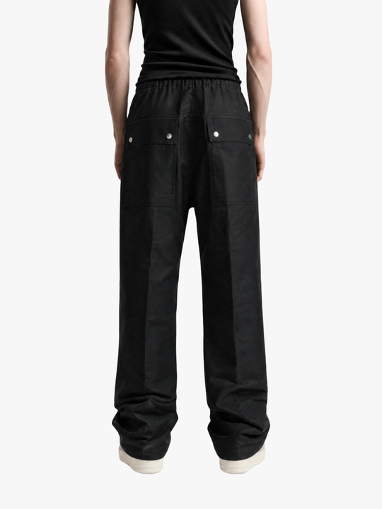 Black pants, full body view