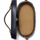 navy bag, inside view