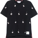 Blue t-shirt, front view