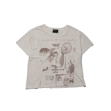 White t-shirt, front view