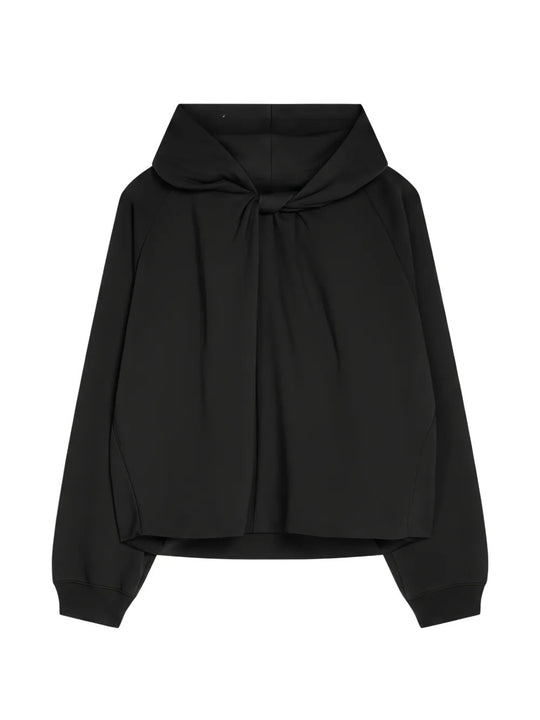 Black hoodie, front view
