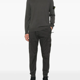 Grey pants,full body view