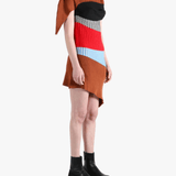 Brown skirt ,side view