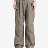 Tan pants, full body view