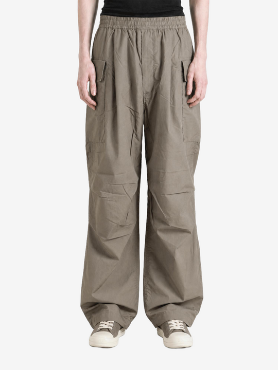 Tan pants, full body view