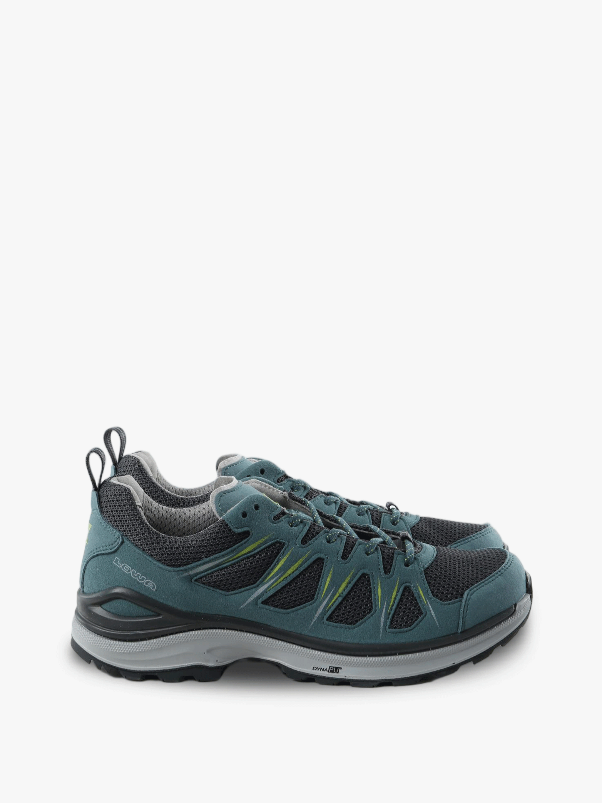 Green shoes, side view
