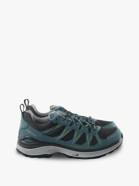 Green shoes, side view