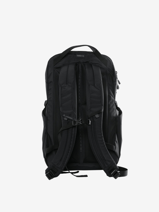 Black bag, back view