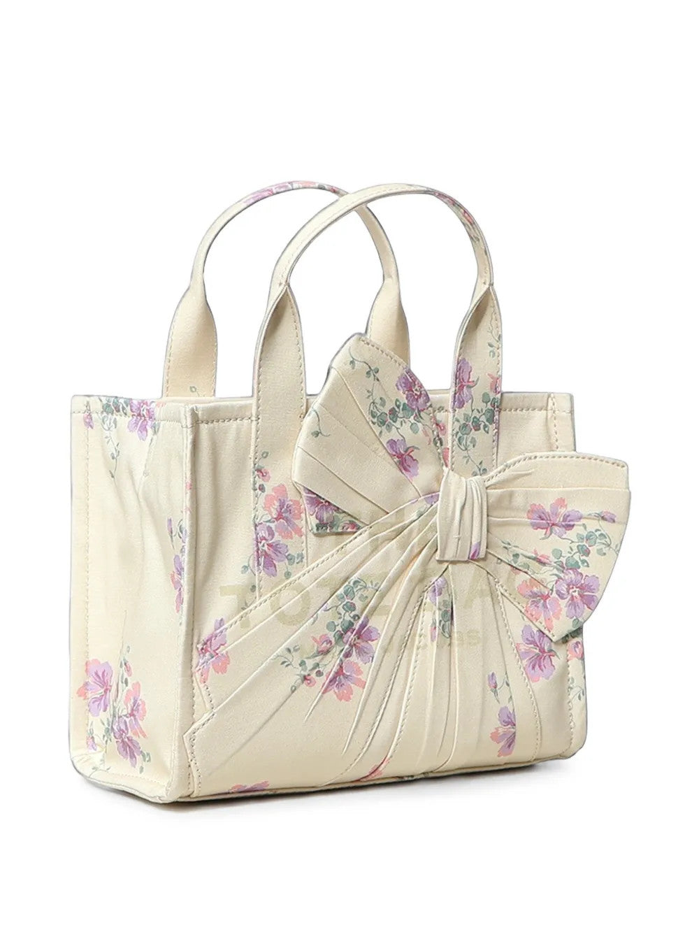 Tan bag, front view