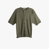 Green knitwear, front view