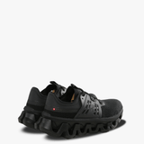 Black sneakers, back view