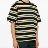 Black t-shirt, full body view