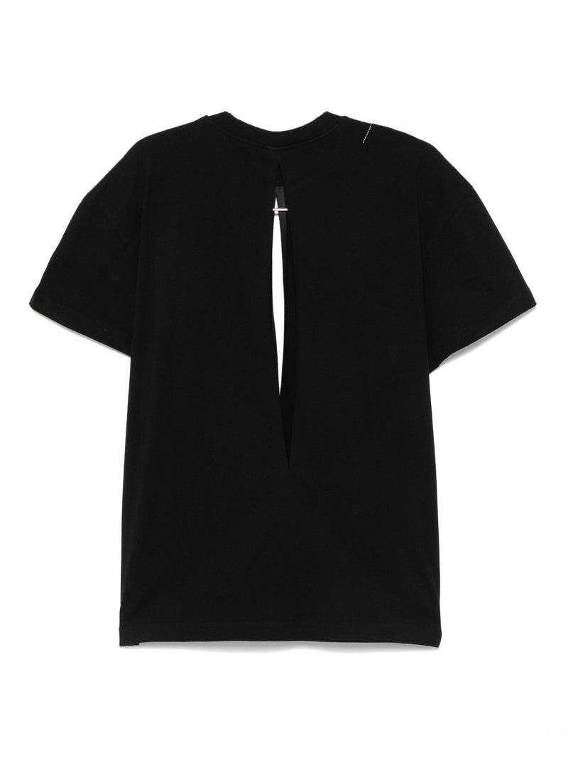 MM6 Maison Margiela - Women Short Sleeved Slit T-Shirt