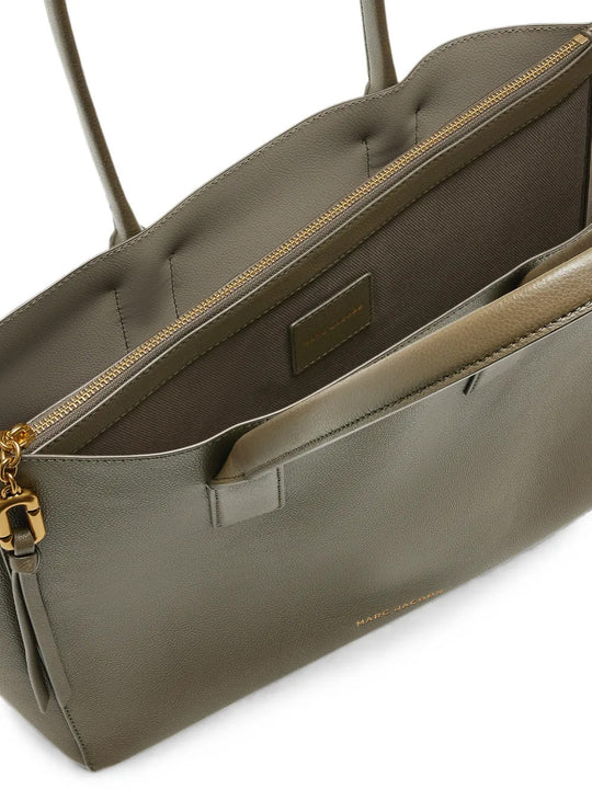 Tan bag, front view