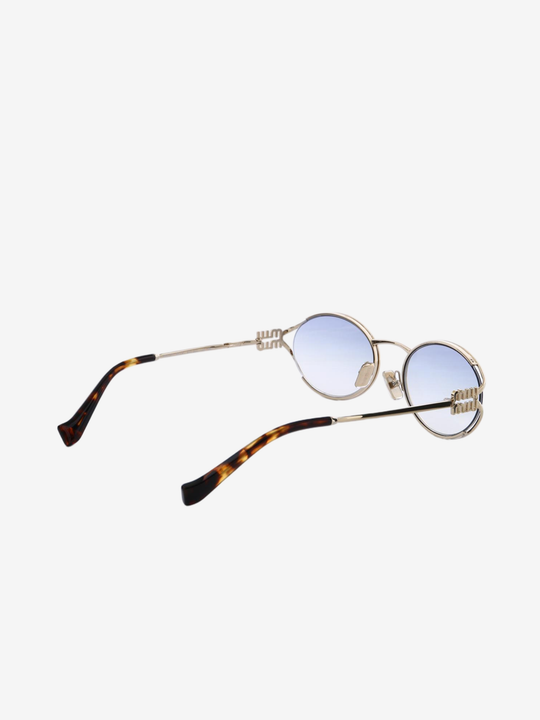 Blue eyewear, front view