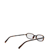 Brown eyewear, front view