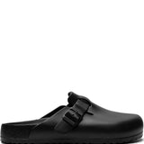 Black sandal, front view