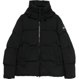 Black coat, front view