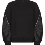 Black sweater, front view