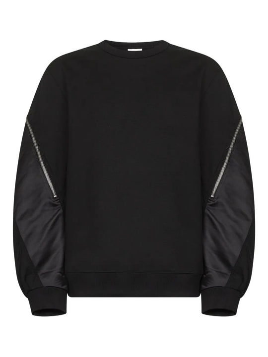 Black sweater, front view