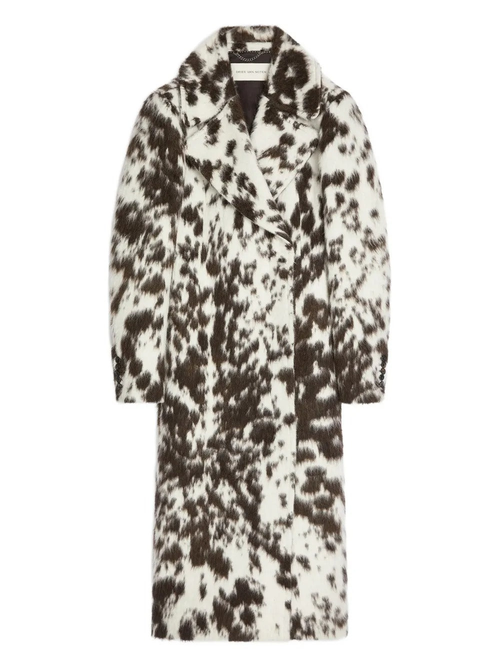 Brown coat, front view