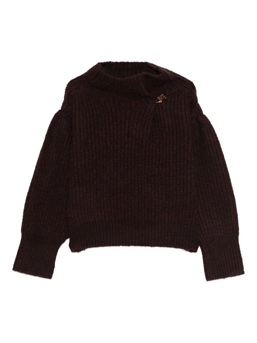 Red sweater, front view