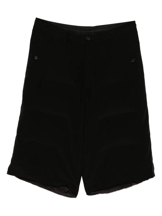 Black shorts, front view