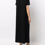 Black dress, full body view