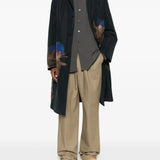 Tan pants, full body view