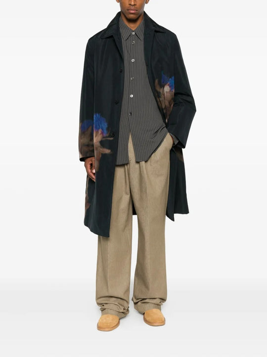 Tan pants, full body view