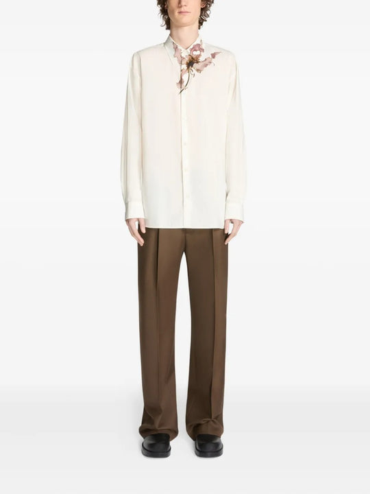 White shirt, full body view