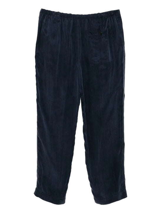 Navy pants, back view