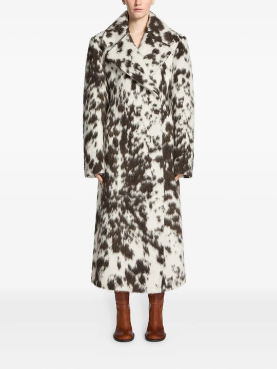 Brown coat, full body view