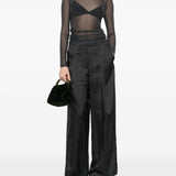 Black top, full body view