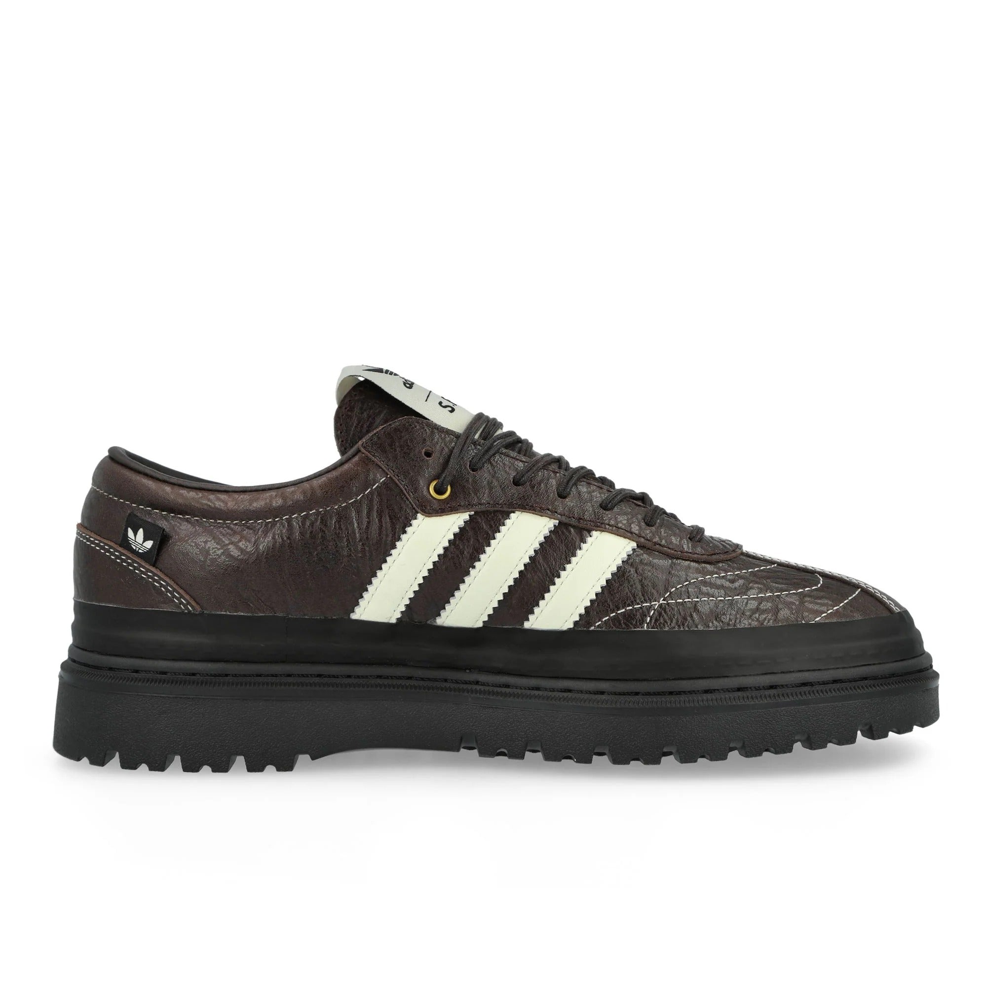 Brown shoes, side view