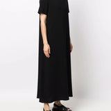 Black dress, full body view