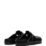 Black sandal, back view
