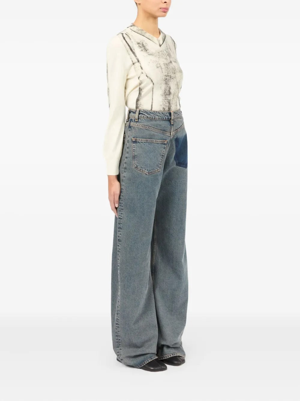 MM6 Maison Margiela - Women Back-to-Back Jeans – Atelier New