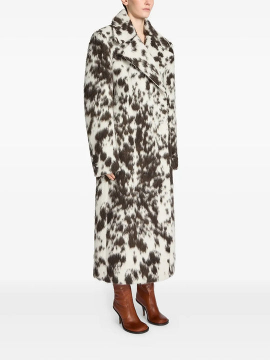 Brown coat, full body view