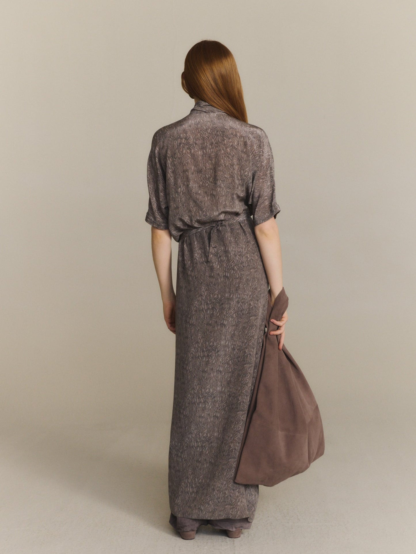 Brown dresses, full body view