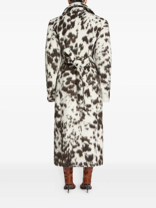 Brown coat, full body view