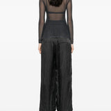 Black top, full body view